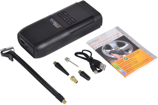 Technaxx Germany TX-321 draadloze luchtcompressor - max 10 bar — afbeelding 3