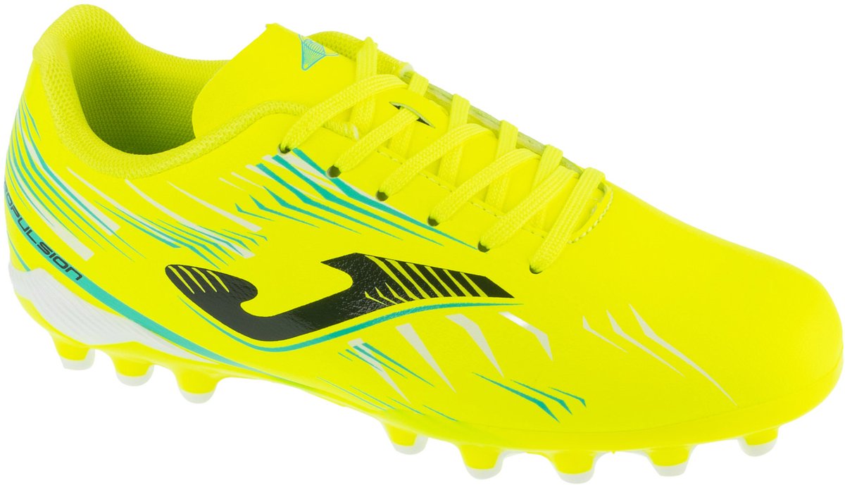 Joma Propulsion Jr 25 PRJW AG voetbalschoenen voor jongens, geel, maat 38, synthetisch leder, met kurken noppen.