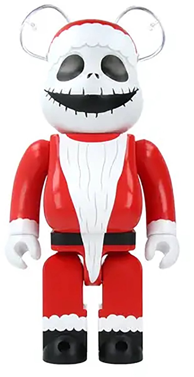 400% Bearbrick - Santa Jack (Nightmare Before Christmas)