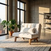 Troonz Luxe Slaapstoel Amalfi 100x200 – Inklapbare Slaapbank – Slaapfauteuil 1 Persoon – Tot 150 kg Draagvermogen