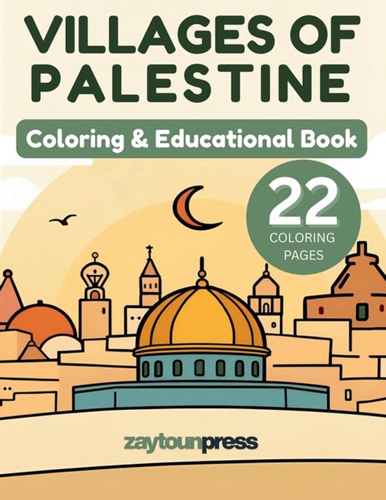 Villages of Palestine - Coloring & Educational Book - cover