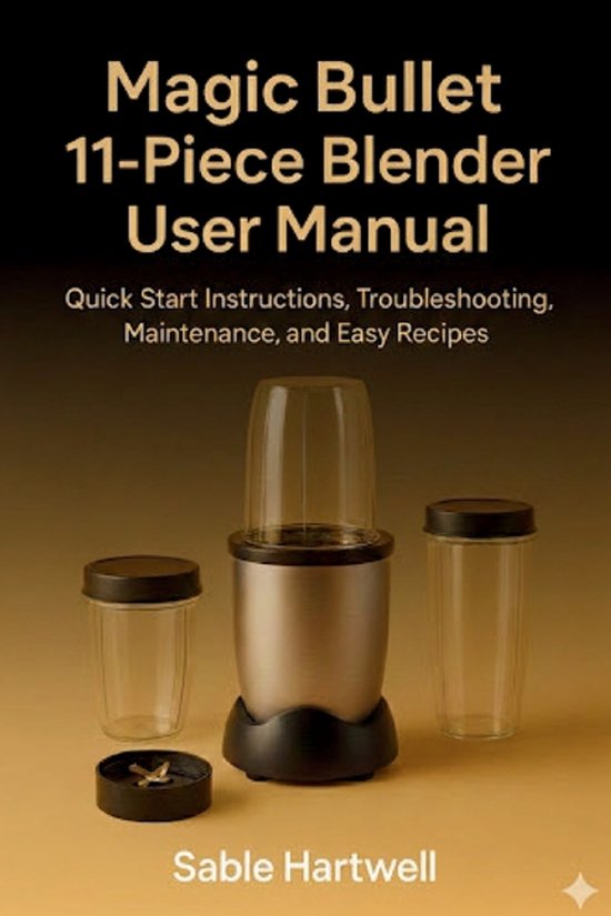 Magic Bullet 11-Piece Blender User Manual - cover