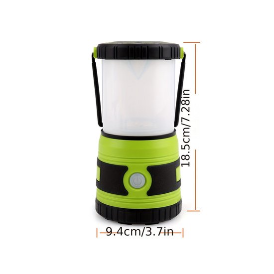 Noodlamp - Noodlamp bij Stroomuitval - Inclusief Set Batterijen - Noodlamp voor Oorlog - Noodlamp voor Thuis - Kampeerlamp - Tentlamp van Merkloos — afbeelding 2