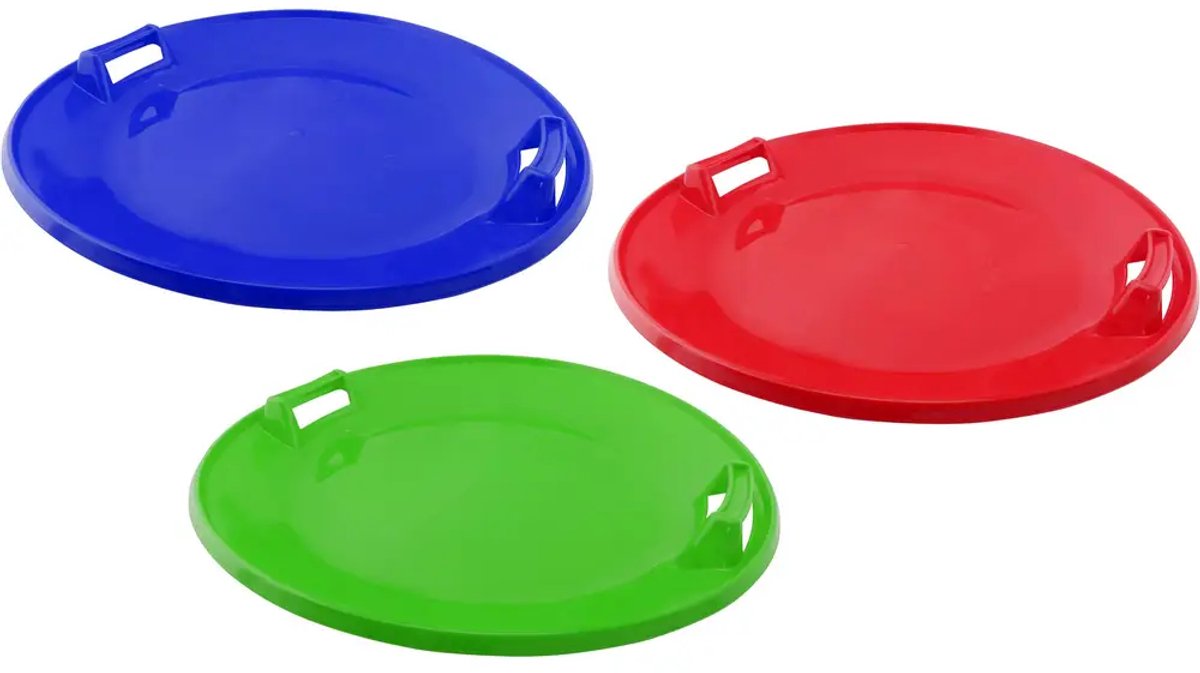 Vedes sneeuwschotel multicolor kunststof met handgrepen - kinderslee.