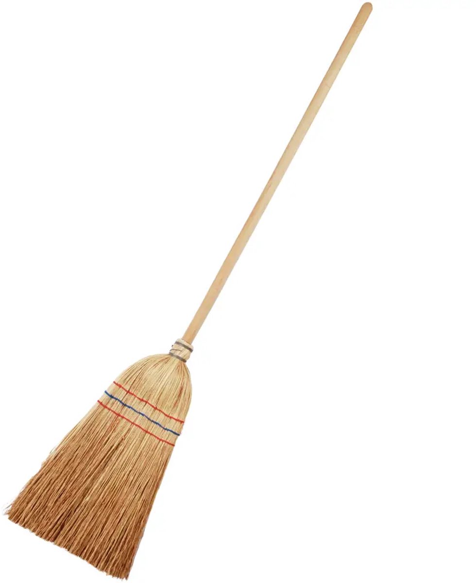 Pure Fresh-bezem I Kinderbezem met stevig houten handvat en robuuste borstelharen I Afmetingen: 19 cm x 5 cm x 74 cm I Speelgoed voor kinderen vanaf 3 jaar