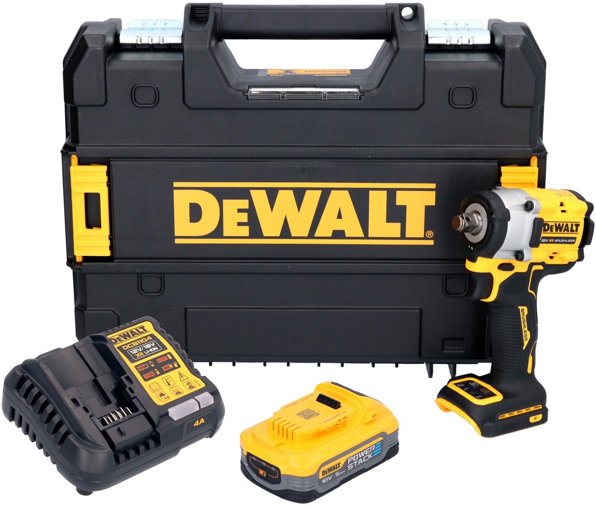 DeWalt DCF 921 NT accu-slagmoersleutel 18 V 400 Nm 1/2" borstelloos + TSTAK - zonder accu, zonder oplader