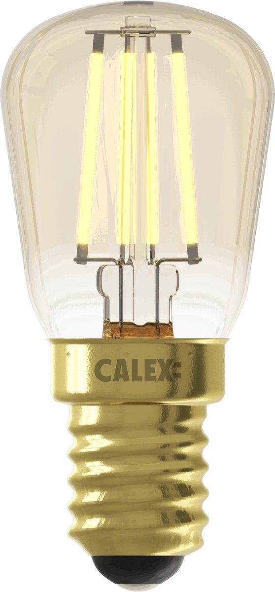 Calex E14 Schakelbordlamp 2,7W Flame Goud Dimbaar