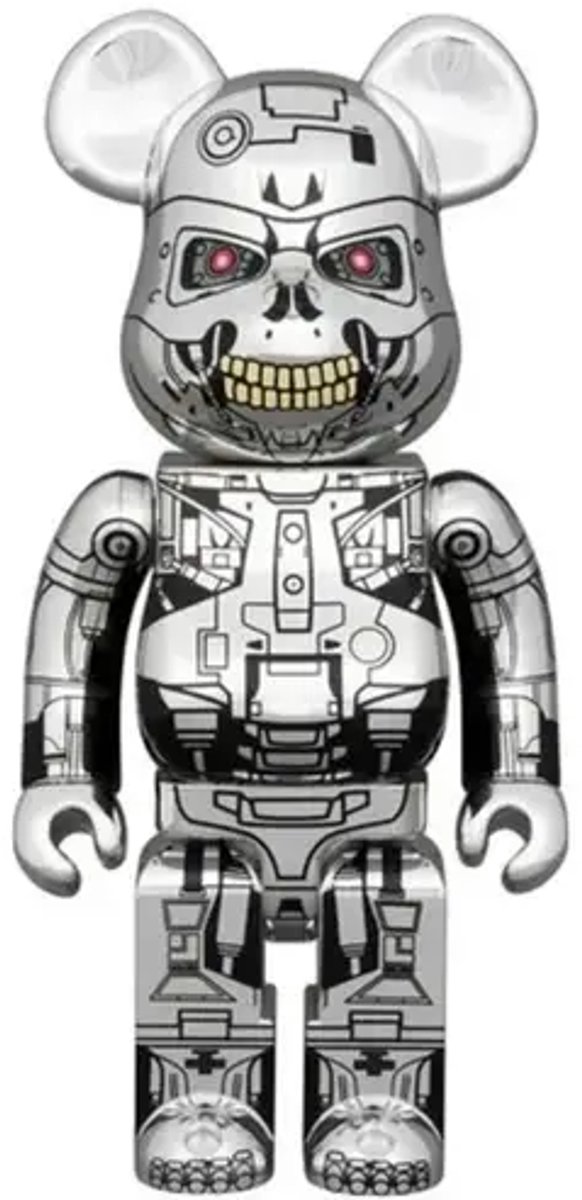 400% Bearbrick - T-800 Endoskeleton (Terminator 2)
