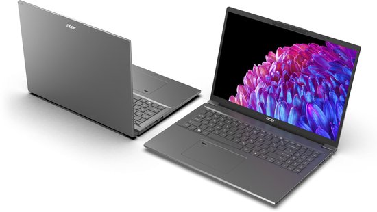 Aspire 16 A16-71M-507Q - Laptop - 16 inch 2K OLED - Core Ultra 5 - 16GB - 512GB SSD - Verlicht toetsenbord - Grijs - Acer - Hoofdafbeelding