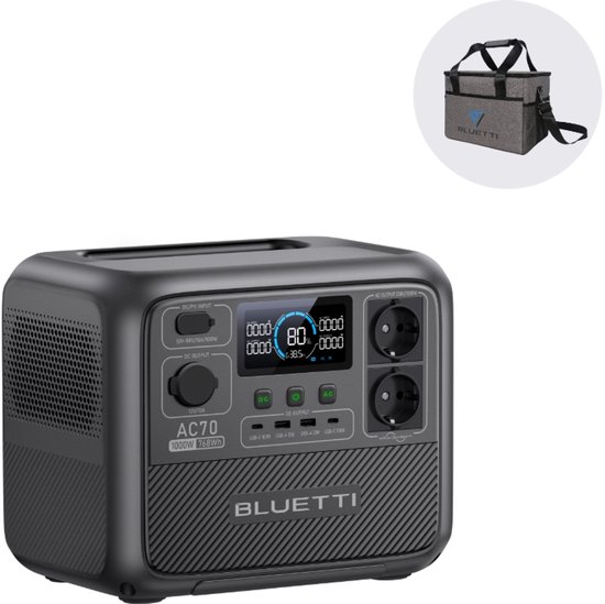 Bluetti draagbare batterij