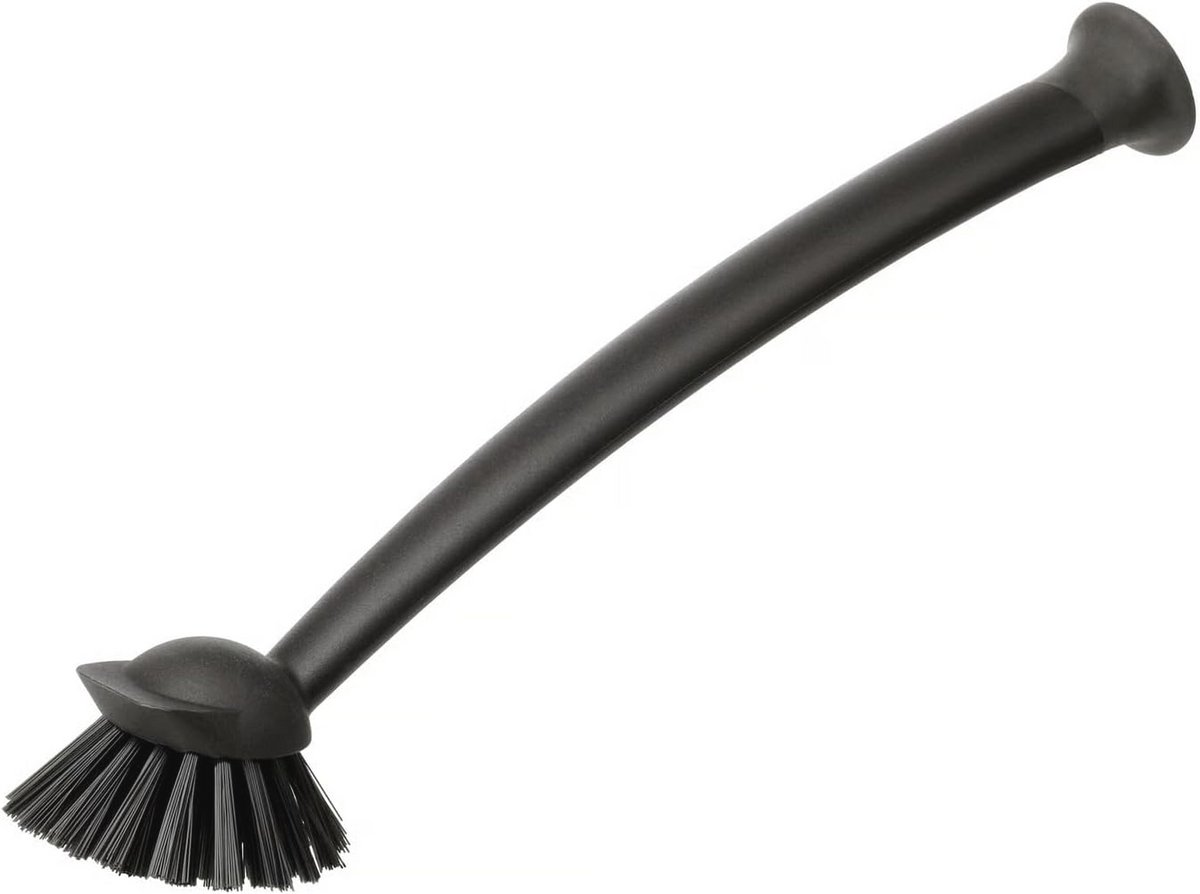 Afwasborstel Zwart 29 cm - Geschikt voor Gootstenen en Tegels