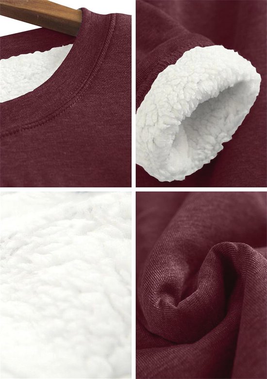 Casual Oversized Sweatshirt Voor Dames – Ronde Hals, Lange Mouwen, Zachte Katoenmix, Effen, Veelzijdig, Ideaal Voor Elke Dag