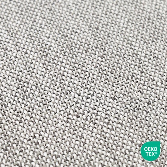 Tabouret de bar Nolon Nino-Fé gris mélangé - piètement noir - 65 cm