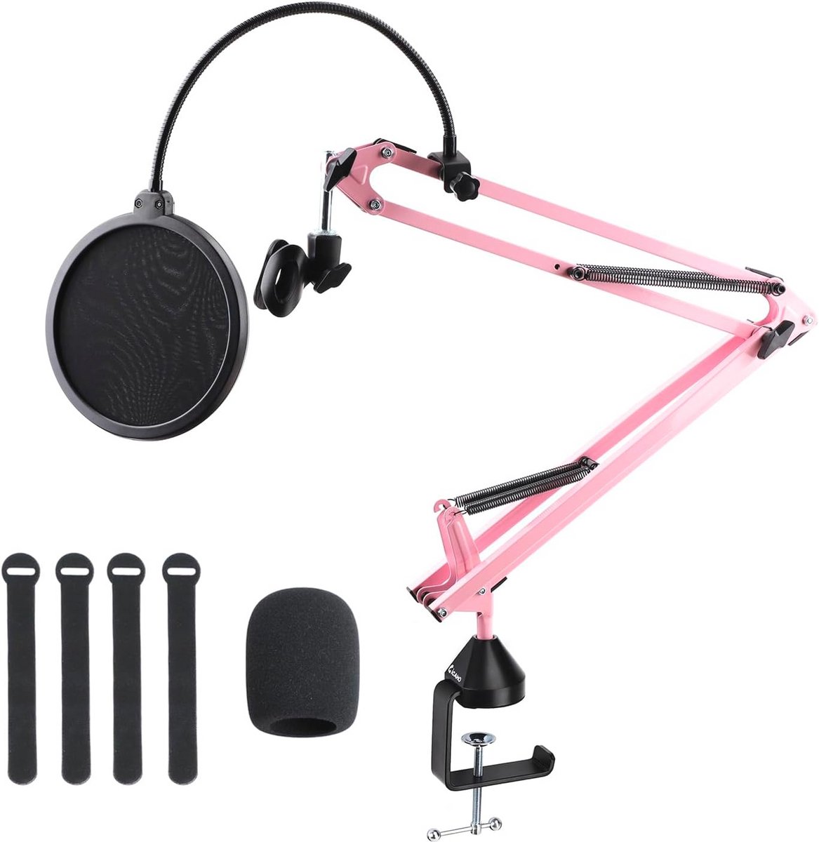 Microfoonstandaard met Schokmount en Bureau Klem voor Diversen Microfoons