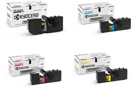 Pack multiple de Toners Kyocera TK-5440 (noir + rouge + jaune + bleu)