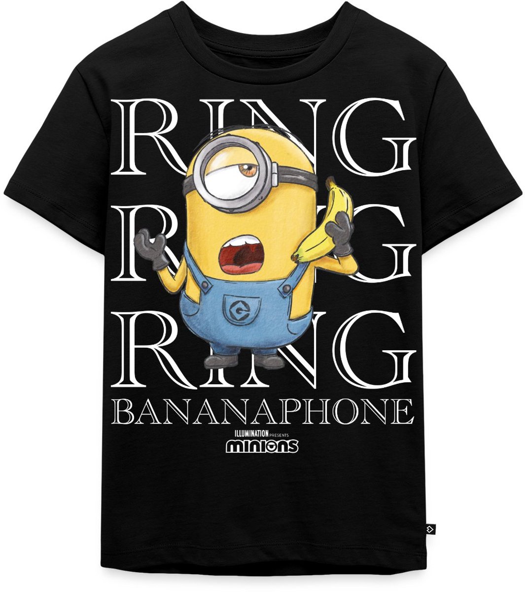 Minions Ring Bananaphone Ringen Premium T Shirt Kinderen