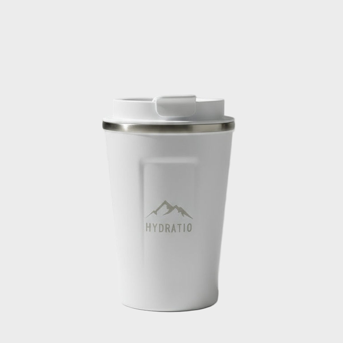 Hydratio Eluna Koffiebeker To Go 350 ML Arctic White – Thermosbeker RVS Dubbelwandig – Travel Mug Lekvrij – Koffie Thee Beker Onderweg – BPA-Vrij Reisbeker – Auto Fiets Kantoor Cadeau Wit