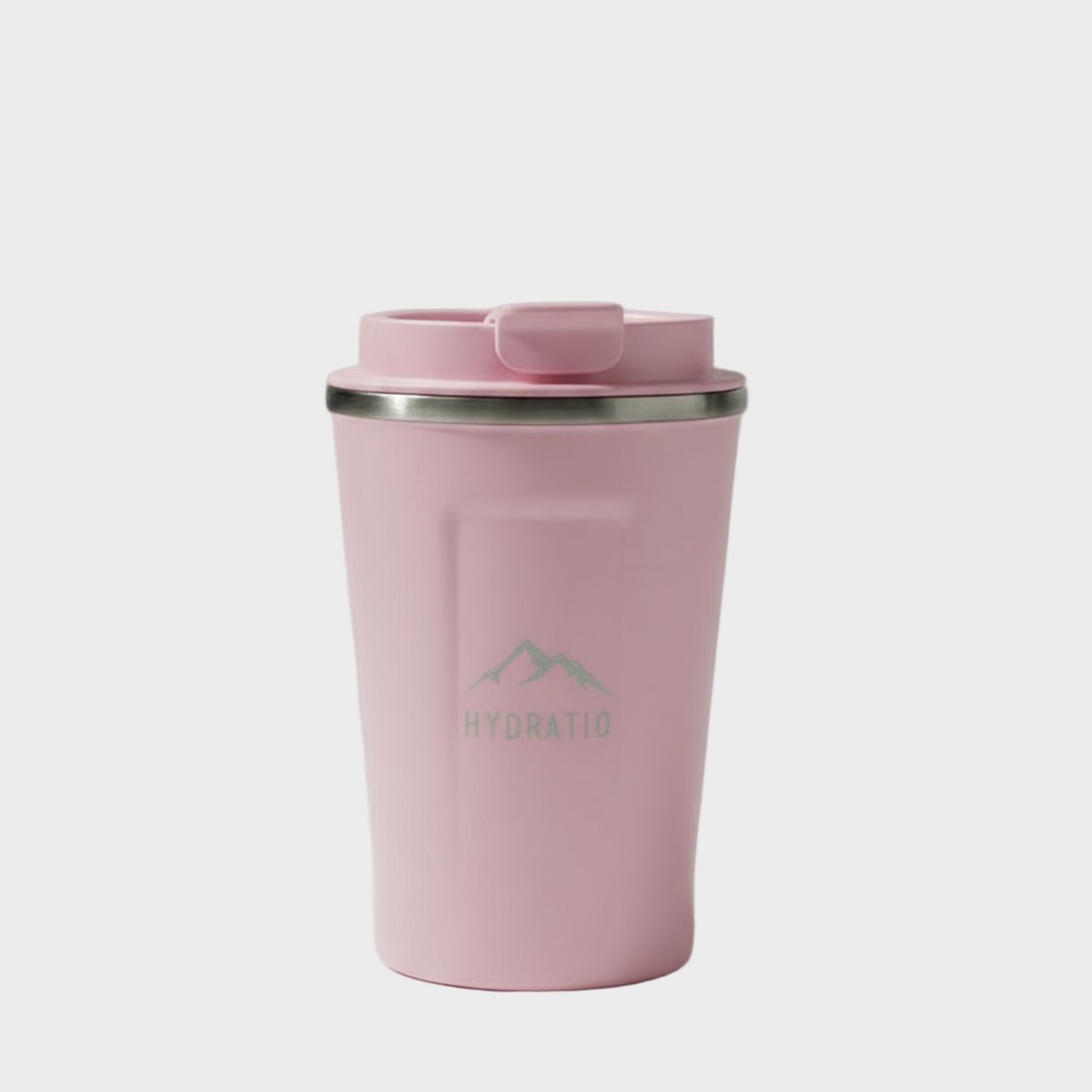 Hydratio Eluna Koffiebeker To Go 350 ML Rose Quartz – Thermosbeker RVS Dubbelwandig – Travel Mug Lekvrij – Koffie Thee Beker Onderweg – BPA-Vrij Reisbeker – Auto Fiets Kantoor Cadeau Roze