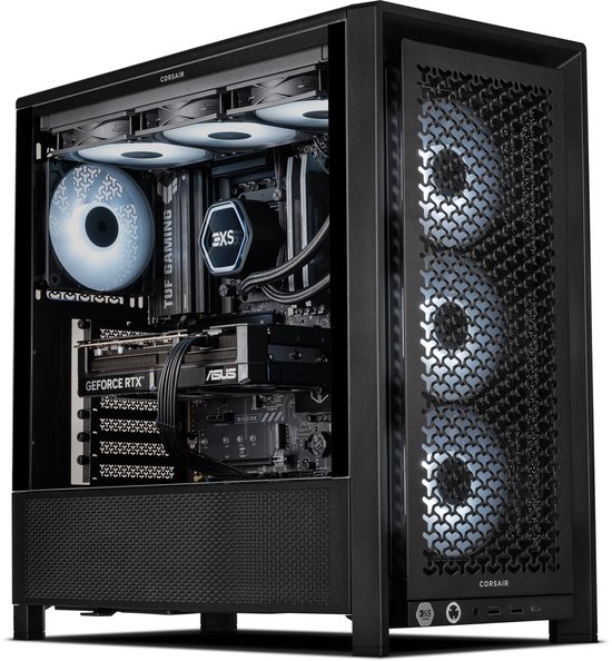 Scan 3XS Systems Revenge – Powered by ASUS – Stage 3 Gaming PC – Corsair FRAME 4000D - RTX 5060 Ti 16GB – Ryzen 7 8700F – Corsair DDR5 16GB – 1TB SSD – 1440p High-FPS Gaming