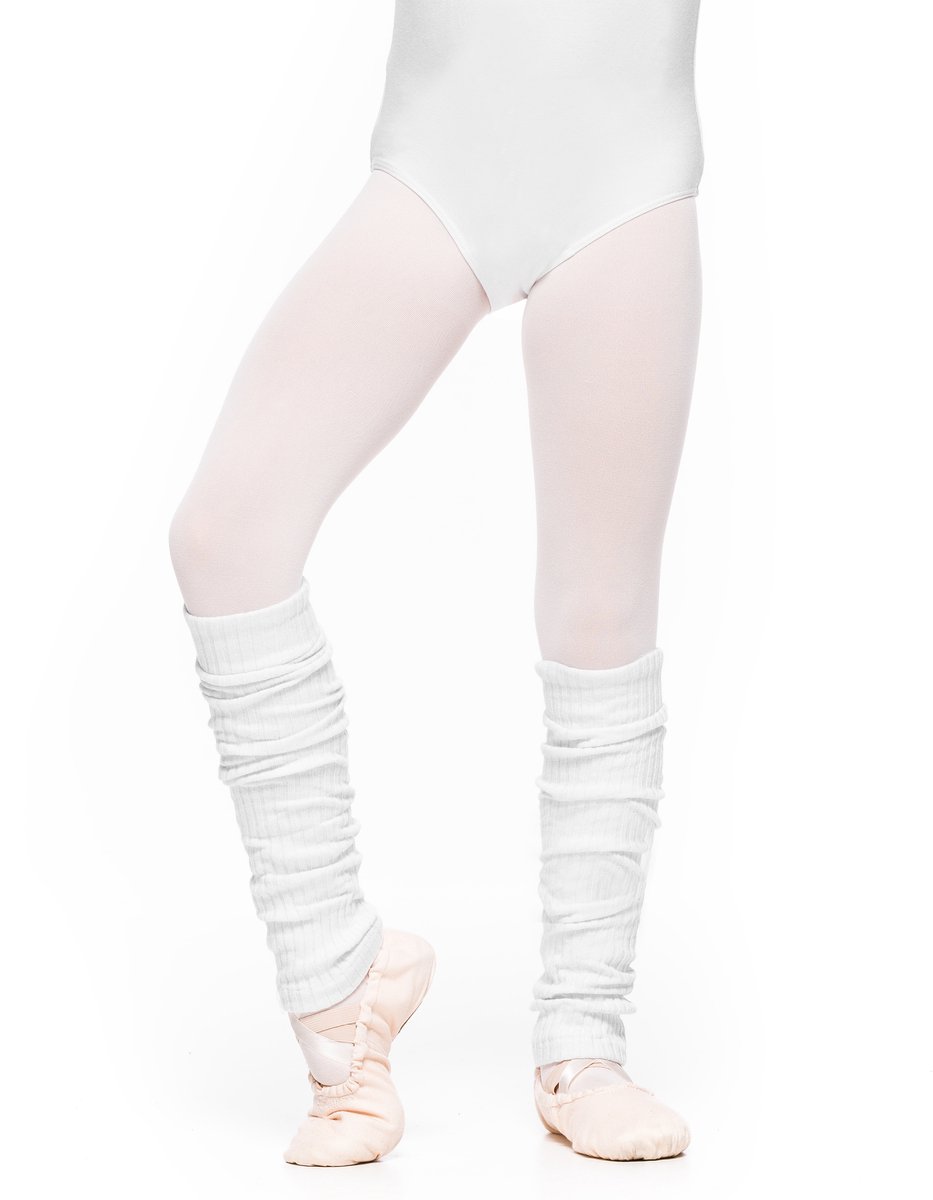 Arabesque Dansbeenwarmers – Middellang – Wit – Katoen – 38 cm