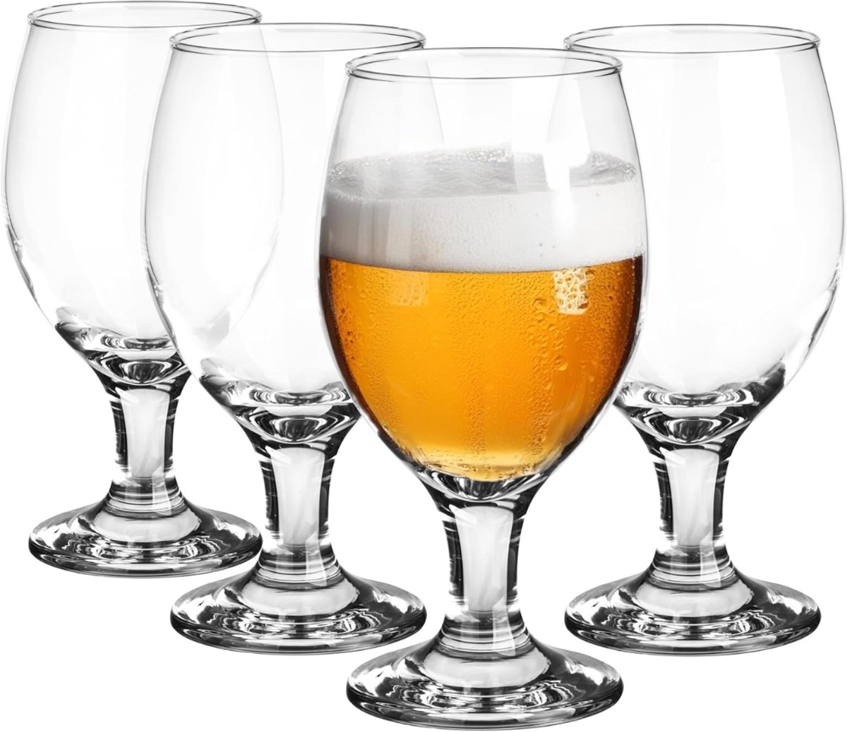 VH Supplies® Bierglazen Speciaal Bier - Speciaal Bier - Bierglazen - 4 x 360ml
