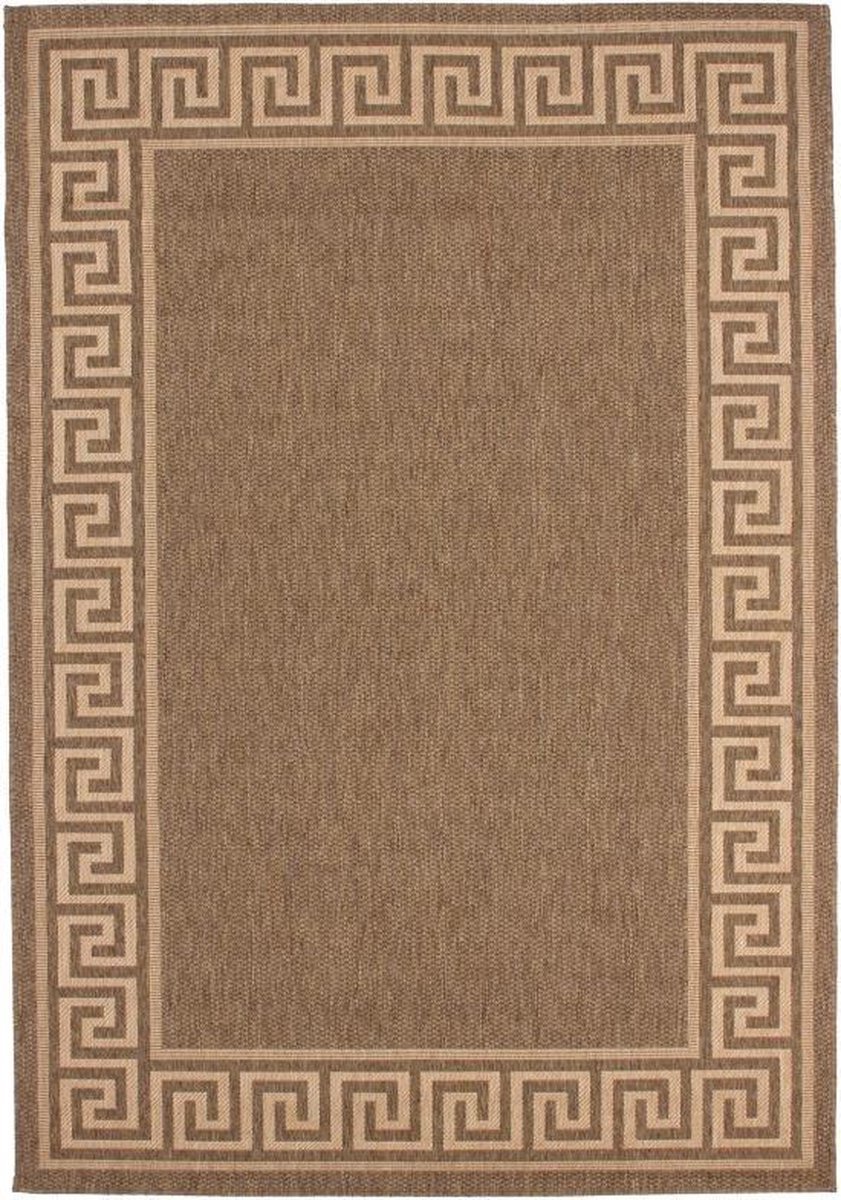 Lalee Finca- vloerkleed- karpet- sisal look- flat weave- laag polig- geweven- 160x230 cm koffie bruin