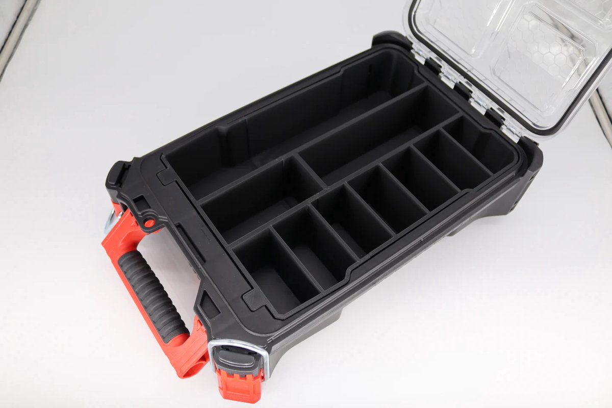 Milwaukee Packout Compact box inzet assortiment #1 – Professioneel 3D geprint | Organizer voor gereedschap | Packout accessoire