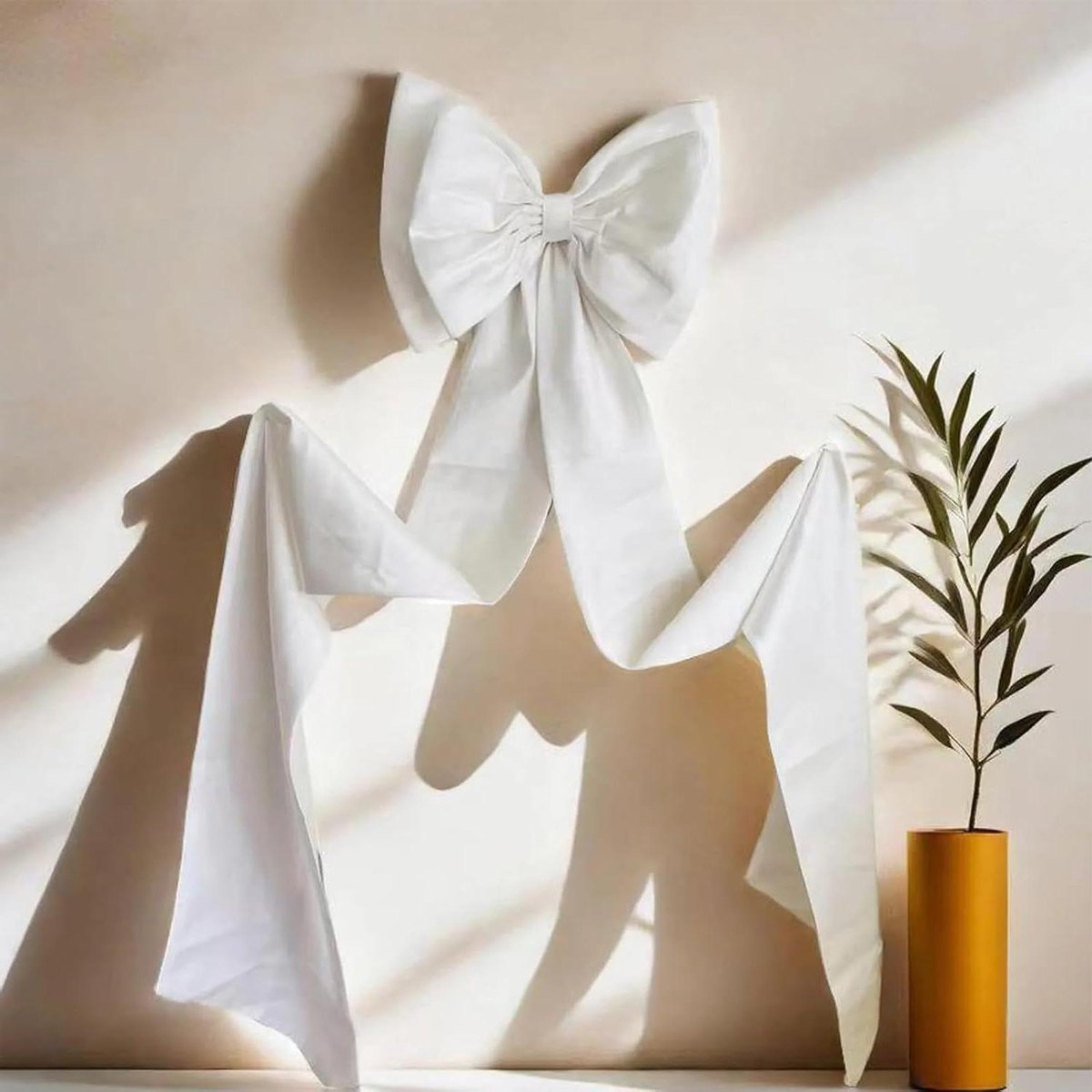 EGoods - Extra grote satijnen strik als kamerdecoratie voor bruiloft en kerstmis