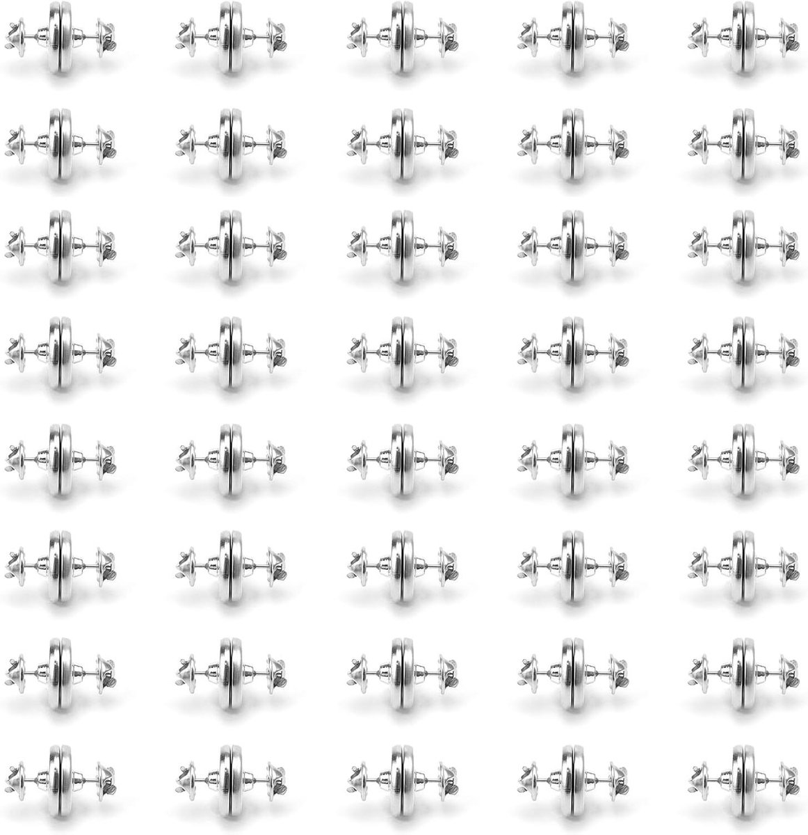 EGoods - Magnetische gordijnknopen 40 stuks, 20 mm | Anti-lichtlekkage | Slaapkamers, woonkamers, eetkamers, badkamers | Gesloten gordijn
