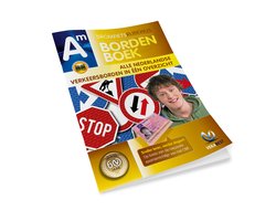 Omslag van Verkeersborden Boek 2026 - Compleet Verkeersbordenoverzicht Scooter Rijbewijs AM - Brommer en Bromfiets - VekaBest Bordenboek