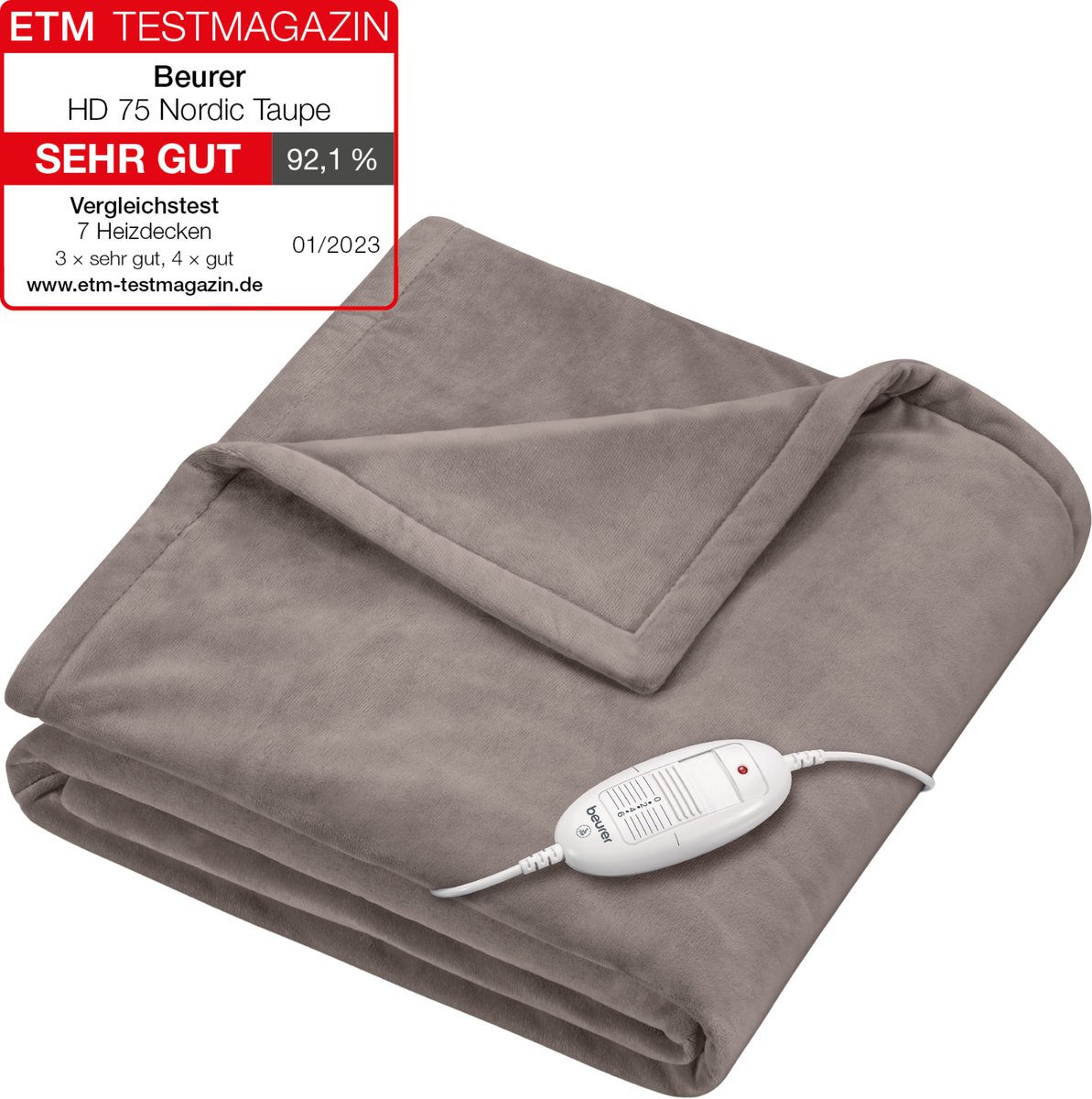 Beurer - HD 75 Heating Overblanket - 3 Years Warranty