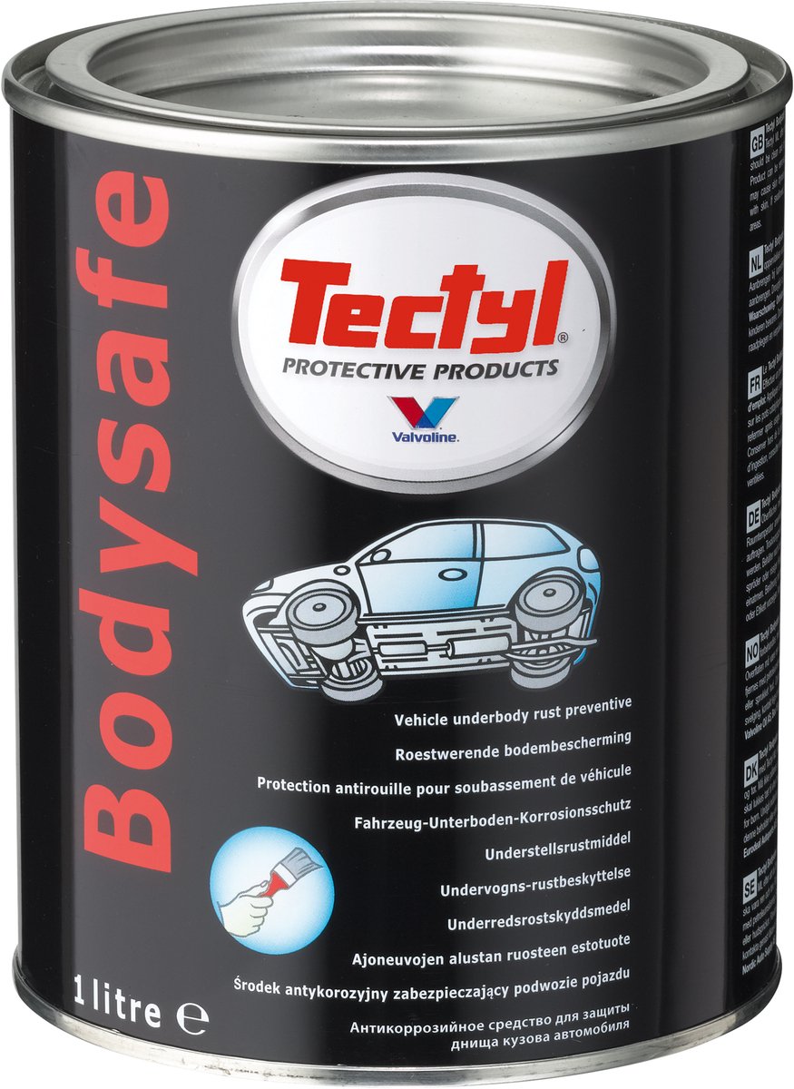 Tectyl Bodysafe - Corrosie werend - Oplosmiddel verdunde was/asfalt - Gebaseerde thixotrope corrosie werende compound - 1 Liter