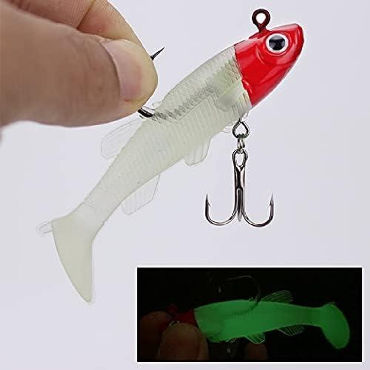 EGoods - Vistuig Set met Kunstaas voor Zoetwater Vissen - Forel Bas Zalm - Tackle Box Inclusief Kikker Lokken Lepel