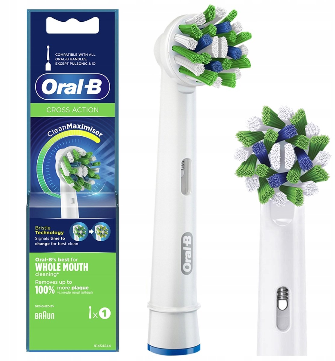 Oral-B CrossAction EB50 Opzetborstel - Origineel