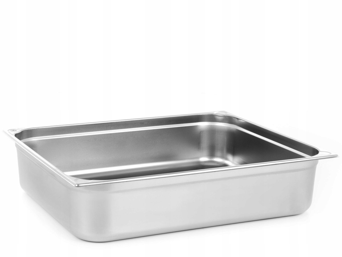 RVS Gastronorm Achterwand 2/1 150mm 43,4L - Hittebestendig