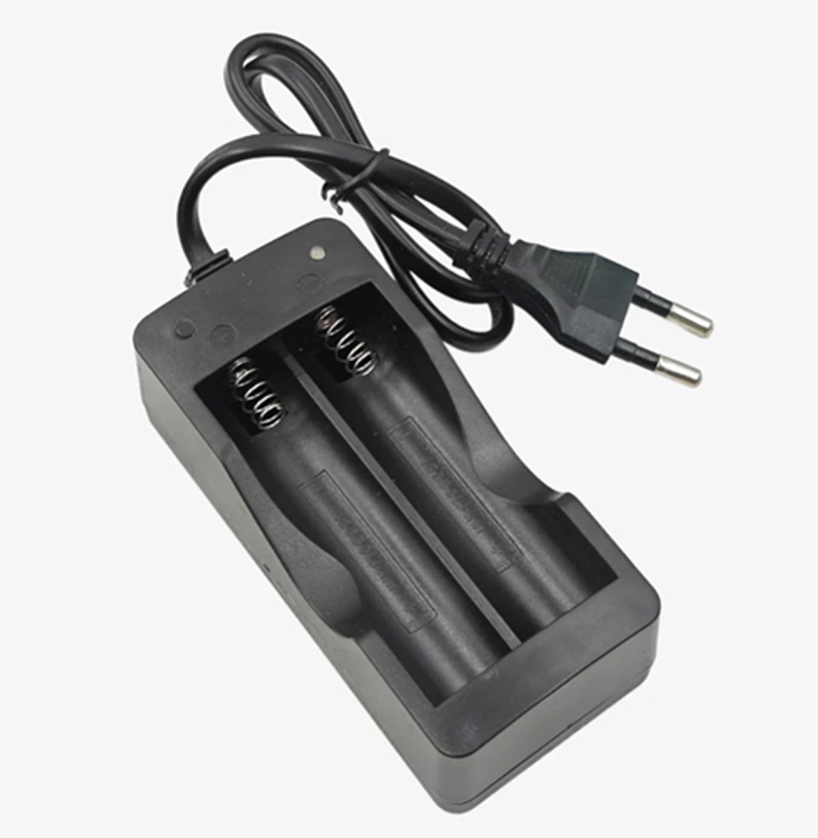 Dual 18650 Batterij Oplader – 220 Volt – Voor Twee Li-ion Cellen