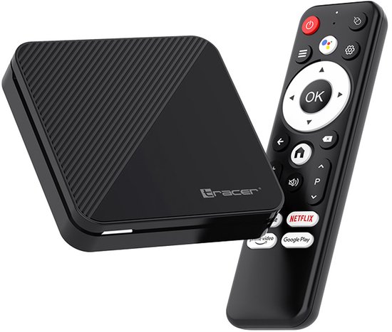 Mediaspeler, Android 14, 2 GB RAM, 16 GB geheugen, Bluetooth 5.0, Wi-Fi, TV Box