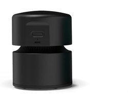 Mini stofzuiger-kleine stofzuiger-Bureaustofzuiger - Mini-bureaustofzuiger, energiebesparend - Tot 400 minuten batterijduur - Draadloos 360º roterend ontwerp - Geschikt voor toetsenborden/thuis/kantoor - zwart - 10,5 x 8 cm