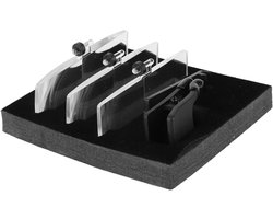 EGoods - Vergroting Vergrootglas in Plastic Behuizing met Clip voor Bril | Lenzen voor Vliegbinden, Hobby, Knutselen en Slechtziende Taken