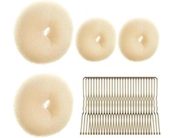 EGoods - Donut Bun Maker Set met 30 Haarspelden voor Chignon Haarstijlen Geschikt voor Meisjes en Vrouwen