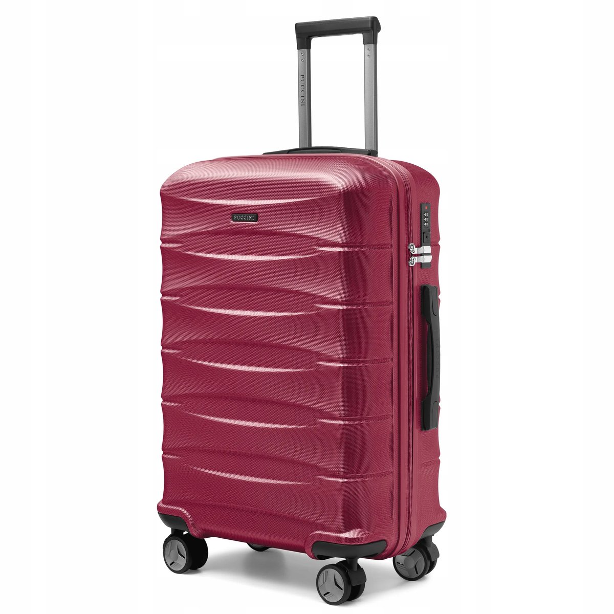 Puccini Cairo Middelgrote Koffer Abs Borduur 67cm - 50l
