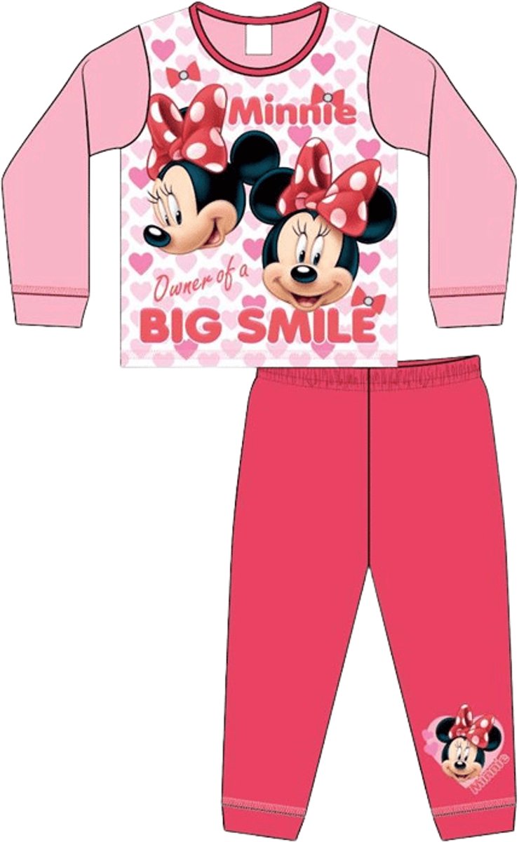 Disney Minnie Mouse Pyjama - Big Smile - Meisjespyjama multi colour