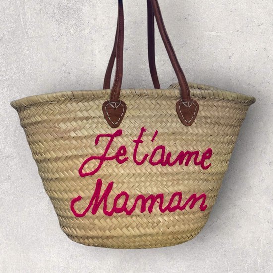 Sac de plage - Sac shopping - Shopper femme - 100% osier fait main