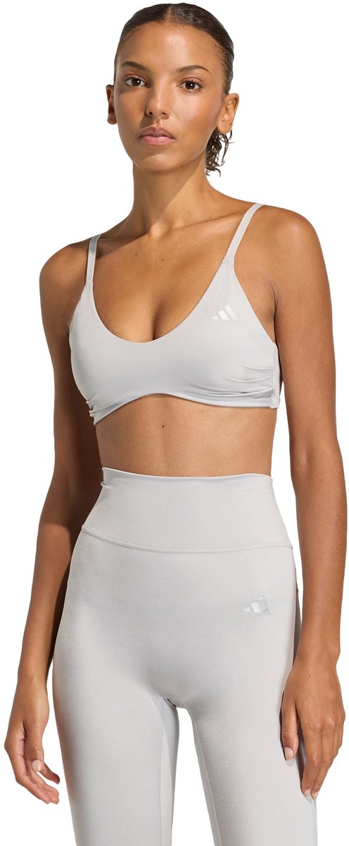 Adidas Performance Optime Essentials Shine Light Support Workoutbeha - Dames - Grijs