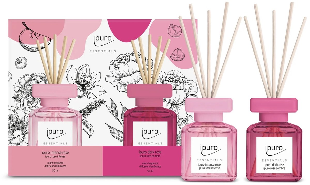 Ipuro Essentials Intense & Dark Rose 2x50ml