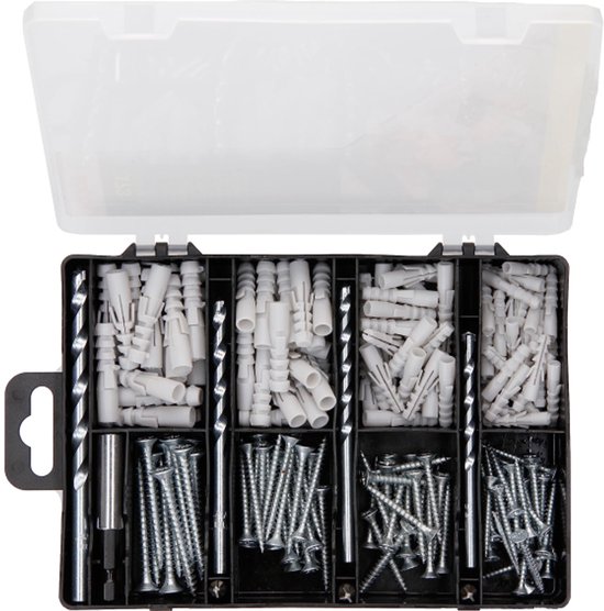 Bosch Accessories Set de fixation, 173 pcs Set de forets/set dembouts