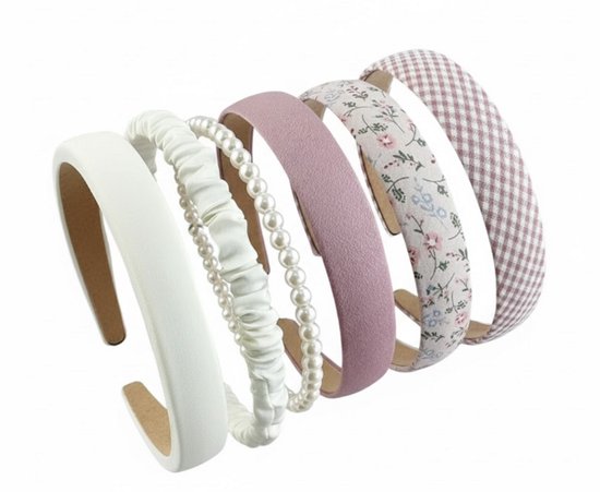 TELAIN 4 stuks zigzag-hoofdbanden voor vrouwen, meisjes en mannen