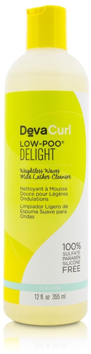 Devacurl Low-Poo Delight (Weightless Waves Mild Lather Cleanser - For Wavy Hair) - 355ml