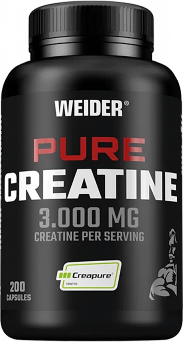 Weider Pure Creatine Capsules (200) Unflavoured - Creatine - Creapure