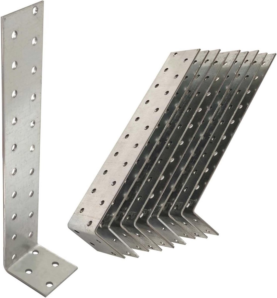 10 x metalen ankerbeugels voor houtverbinding en bevestiging